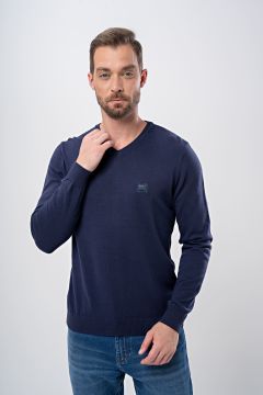 SUETER TRICOT ENZO MILANO  GOLA V 24605007-0