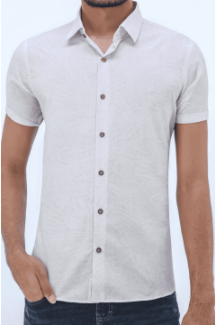 CAMISA OGOCHI MANGA CURTA SLIM-0