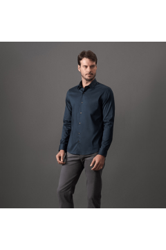 CAMISA CALVIN KLEIN  ML SLIM  BÁSICA ALGODAO POLIAMIDA-0