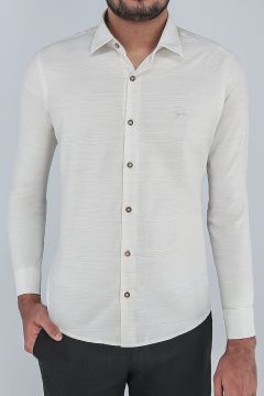 CAMISA  SOCIAL OGOCHI MANGA LONGA CONFORTAVEL SLIM TEXTURIZADA 0015200927011