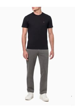 CAMISETA CALVIN KLEIN BASICA MEIA MALHA PRETO CKSM1080987-0