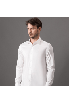 CAMISA CALVIN KLEIN SLIM ML BASICA ALGODAO POLIAMIDA-0